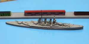 Schlachtkreuzer "Tiger" grau defekt (1 St.) GB 1914 Navis NM 123